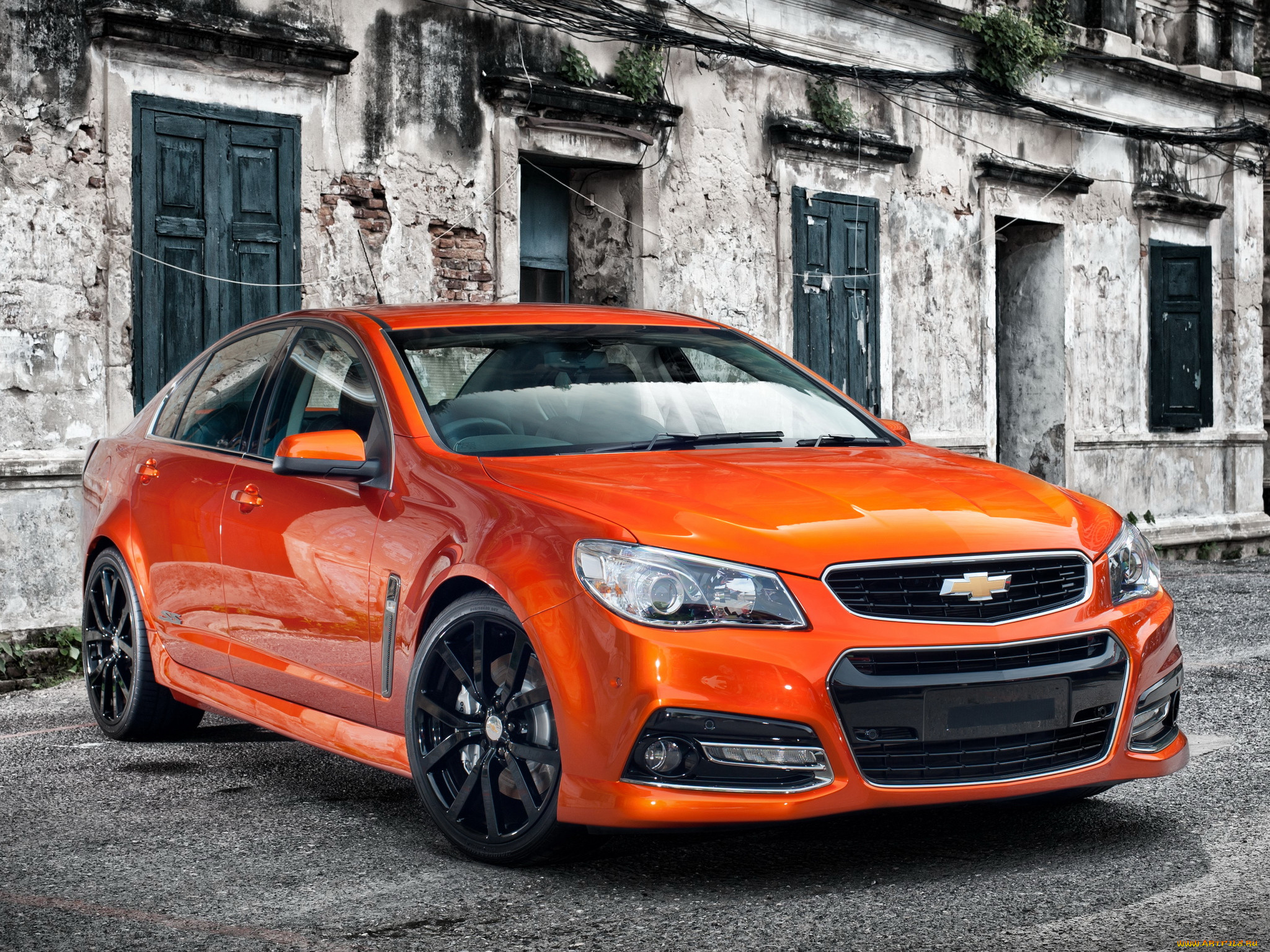, chevrolet, sport, sedan, red, ss